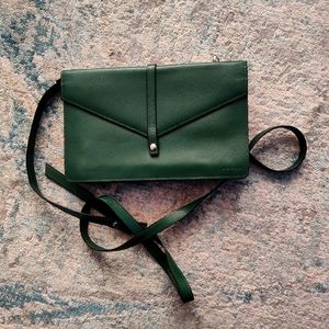 Small green Lodis crossbody handbag